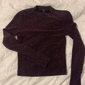 Mock neck long sleeve
